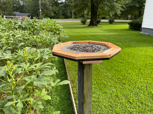 Octagon Flat Bird Feeder
