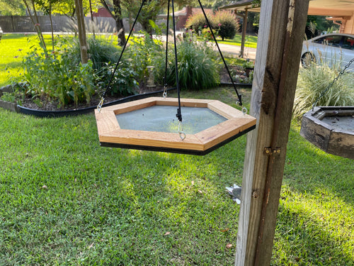 Hexagon Flat Bird Feeder