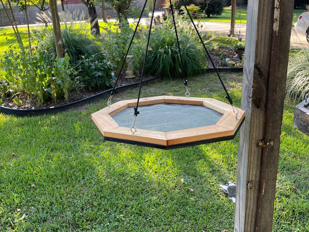 Octagon Flat Bird Feeder